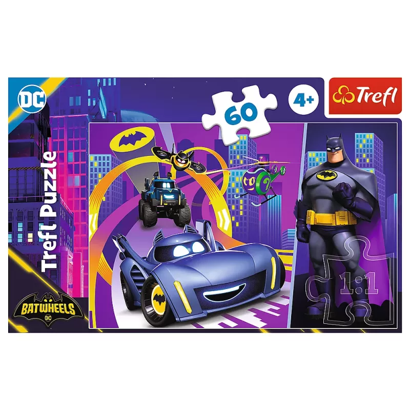 TREFL PALAPELI - 60 - Batman ja hänen ajoneuvonsa