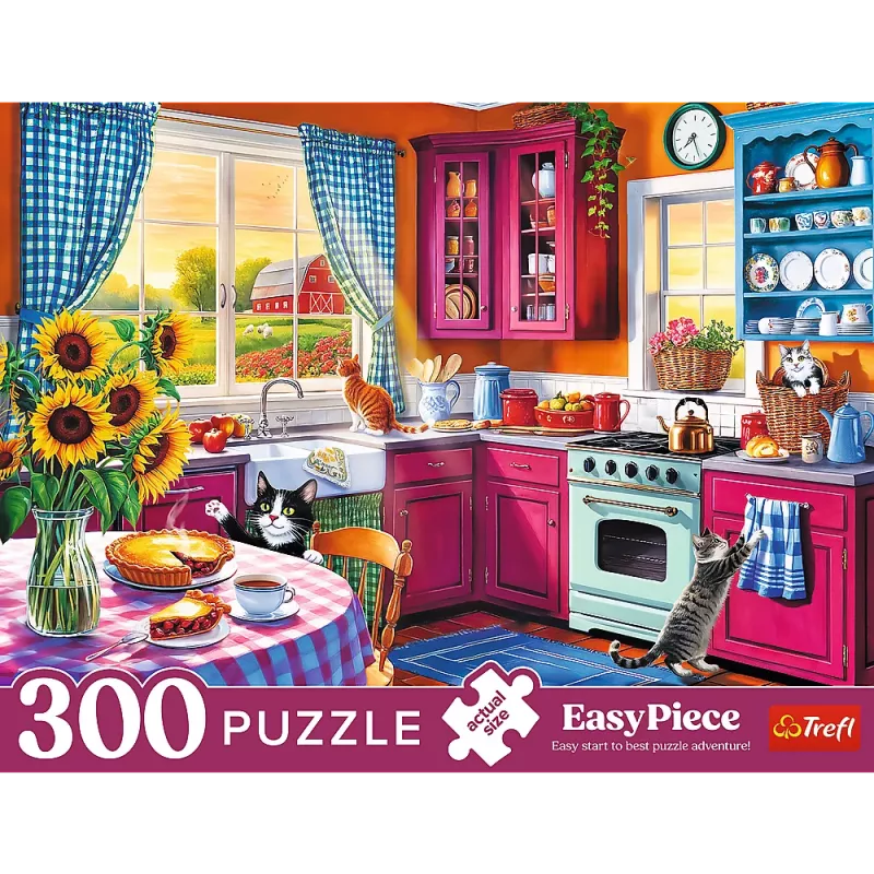 TREFL PUZZLE Palapelit – 300 Easy Piece – Morning in the Kitchen FSC Mix 70% 23102