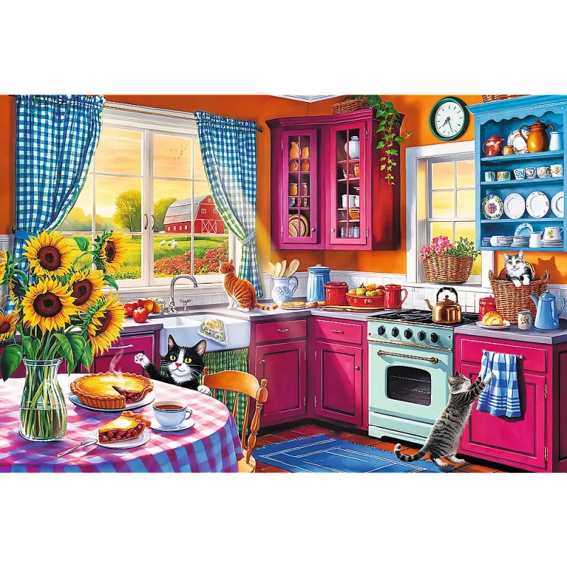 TREFL PUZZLE Palapelit – 300 Easy Piece – Morning in the Kitchen FSC Mix 70% 23102