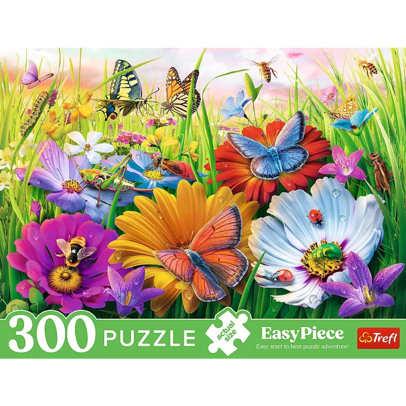 TREFL PUZZLE Palapelit – 300 EasyPiece – Insekten auf der Wiese Trefl 23103