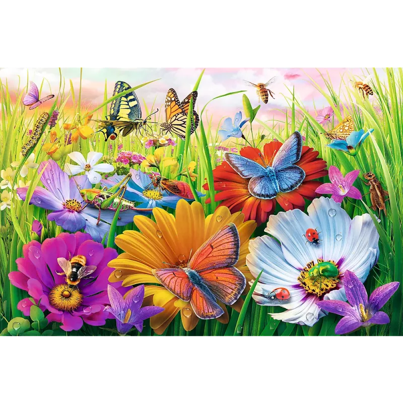 TREFL PUZZLE Palapelit – 300 EasyPiece – Insekten auf der Wiese Trefl 23103