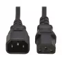 Tripp PDU virtakaapeli C13-C14 10A 250V H05VV-F 2m (6.6ft) musta
