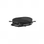 Tristar RA-2996 raclette-grilli 8 henkilölle, 1200 W, tarttumaton käännettävä grillilevy, 8 pannua, musta/hopea