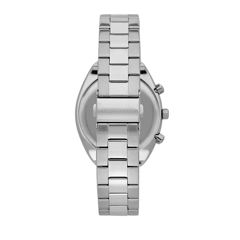 Trussardi miesten kvartsikello R2453159003 44 mm sininen kellotaulu ruostumaton teräs