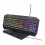 Trust GXT 791 näppäimistö- ja hiirisetti, USB, QWERTZ saksa, musta (25284)
