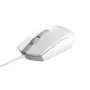 Trust TM-101W optinen hiiri – molempikätinen, 3 painiketta, USB-kaapeli, valkoinen 25320