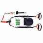 Tunturi 14TUSFU154 Suspension / Sling Trainer – säädettävät kehonpainohihnat ovikiinnikkeellä, musta/keltainen