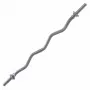 Tunturi EZ Curl Bar 120 cm kromattu teräs räätälöidyllä tartuntapinnalla