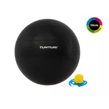 Tunturi jumppapallo harjoittelupallo pumpulla 75 cm musta