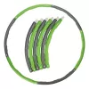 Tunturi hula hoop taitettava kuntorengas - 100 cm, 1,2 kg, harmaa/vihreä