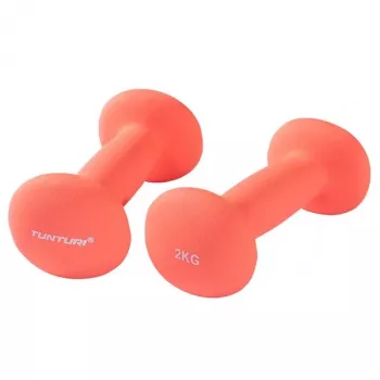 Tunturi neopreenikäsipainot 2 kg pari punainen
