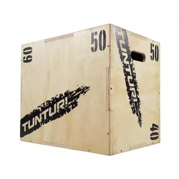 Tunturi Plyo Box Wood 40/50/60cm - säädettävä plyometrinen laatikko