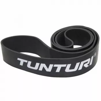 Tunturi Power Band extra heavy vastuskuminauha, 104 cm x 6,4 cm, musta