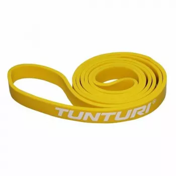 Tunturi Power Band Light -vastuskuminauha - keltainen - 104 x 2,2 cm