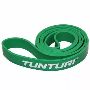 Tunturi Power Band Medium Loop vastuskuminauha (vihreä, 104 x 2,9 cm, luonnonlateksi)