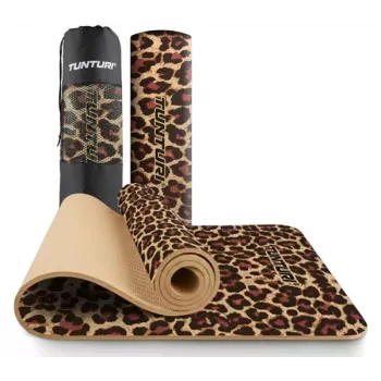 Tunturi joogamatto 8 mm leopardikuvio