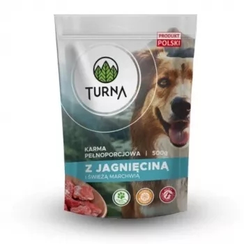 TURNA märkäruoka koirille lampaalla – 500g tölkki