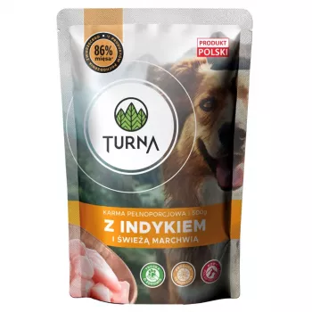 TURNA kalkkunalla – märkäruoka koirille – 500g