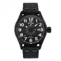 TW STEEL VS41-Volante miesten kvartsikello 45 mm musta kellotaulu nahkaranneke