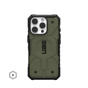 UAG Pathfinder MagSafe -kotelo iPhone 16 Pro -puhelimelle - oliivi