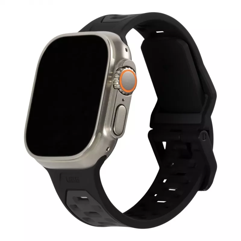 UAG Scout silikoniranneke Apple Watch 49mm/45mm/44mm/42mm - musta