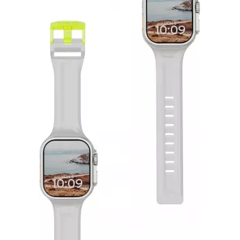 UAG Urban Armor Gear Scout ranneke Apple Watch Ultra/44/45/46mm – Smoke/Active Neon 191488113B81