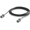 UBIQUITI UACC-CABLE-PATCH-OUTDOOR-C6A-3M-BK ultrahieno suojattu Cat6a-kaapeli ulkokäyttöön (3 m, musta)