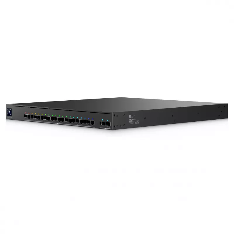 Ubiquiti UniFi EAV-Fiber 22-porttinen täysin hallittava Layer 3 10G/100G kokoamiskytkin