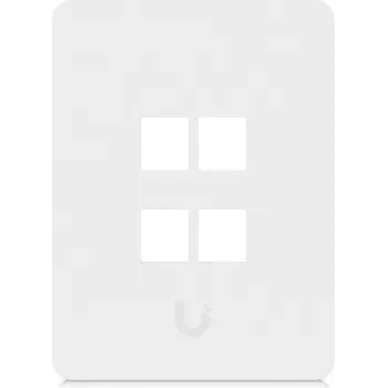 Ubiquiti Universal Keystone -seinälevy 4-porttinen pystysuora – siisti, mukautettava viimeistely (UACC-WP-KEYSTONE-V-4P)