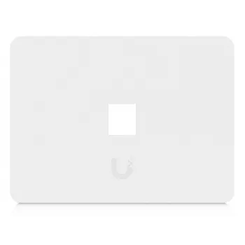Ubiquiti yleinen Keystone seinälevy – yksiosainen, 1-portti, valkoinen (UACC-WP-KEYSTONE-H-1P)