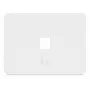 Ubiquiti yleinen Keystone seinälevy – yksiosainen, 1-portti, valkoinen (UACC-WP-KEYSTONE-H-1P)