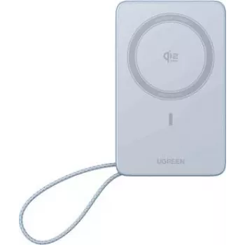 UGREEN 10000 mAh magneettinen varavirtalähde 25W Qi2 harmaa, yleiskäyttöinen (65958)