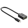 UGREEN 20134-20134 Micro-HDMI-uros HDMI-naaras-adapteri - musta