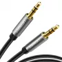UGREEN AV119 3,5 mm Aux-kaapeli, 0,5 m, hopea