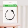 UGREEN 3,5mm kuulokkeiden jakokaapeli AUX Y-jakaja 25cm musta (20816)