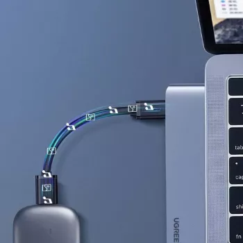 UGREEN 60559 5-in-2 USB-C-keskitin MacBook Pro/Airille, USB-C PD 100W, HDMI 4K, 3x USB 3.0
