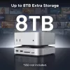 UGREEN CM841 11-in-1 USB-C-telakointiasema Mac Mini M4/M4 Pro -tietokoneelle, 3x USB-A 3.2, 2x USB-C 3.2, 2x USB-A 3.0, NVMe, SD/TF, harmaa