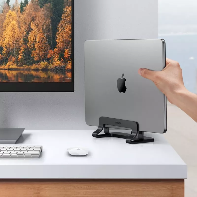 UGREEN alumiininen pystyteline MacBook-kannettavalle ja tabletille (20471 LP258) tummanharmaa