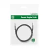 UGREEN AUX-äänikaapeli 3,5 mm kulmaliitin 2 m sininen (AV112)