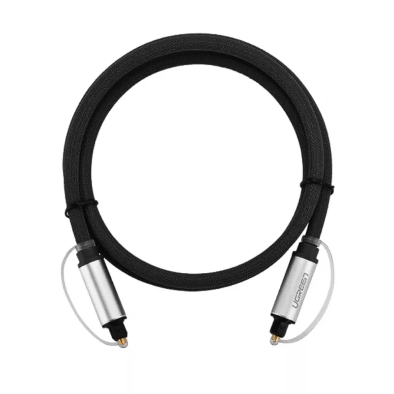 Ugreen AV108 10540 digitaalinen optinen audiokaapeli Toslink/SPDIF 2 m harmaa