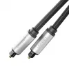 Ugreen AV108 10540 digitaalinen optinen audiokaapeli Toslink/SPDIF 2 m harmaa