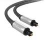 Ugreen AV108 10540 digitaalinen optinen audiokaapeli Toslink/SPDIF 2 m harmaa