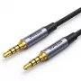 UGREEN AV183 20785 3,5 mm liitin - 3,5 mm liitin -audiokaapeli 3 m - harmaa