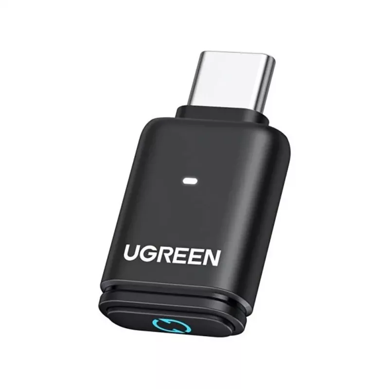 UGREEN BT501 USB-C Bluetooth 5.3 -äänisovitin aptX-lähettimellä - musta