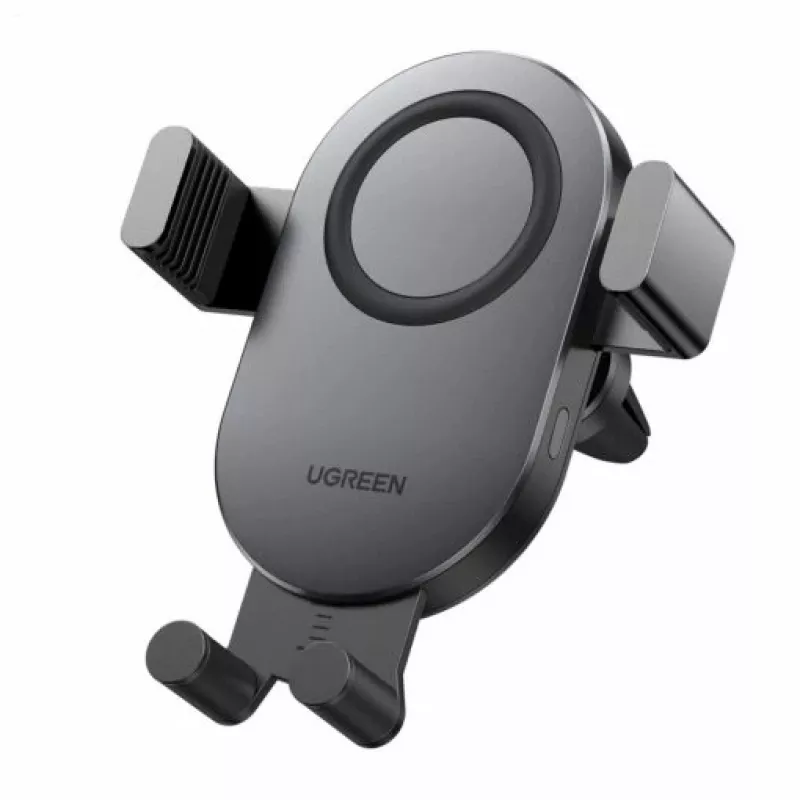 UGREEN auto Qi-langaton laturi 15W puhelinpidike ilmastointiritilään musta (40118 CD256)
