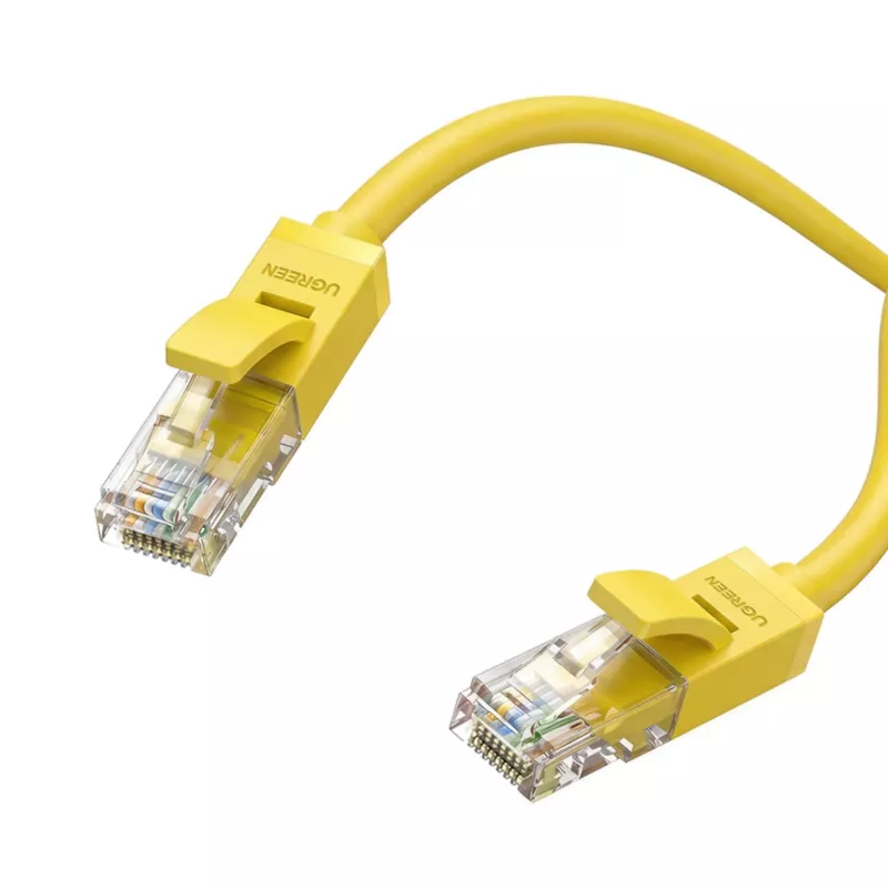 UGREEN Cat6 UTP Ethernet-kaapeli 1M – keltainen