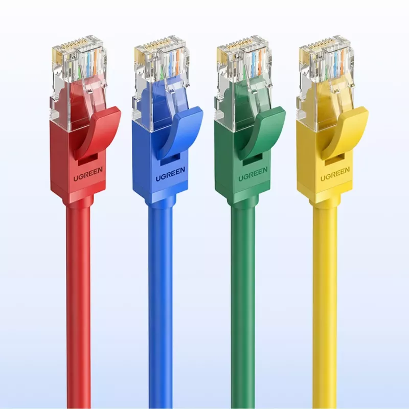 UGREEN Cat6 UTP Ethernet-kaapeli 2M punainen – 10Gbps suurnopeus RJ45 verkko-patchkaapeli