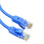 UGREEN Cat6 UTP litteä Ethernet-kaapeli 1 m sininen - 10Gbps 250MHz RJ45 verkkokaapeli