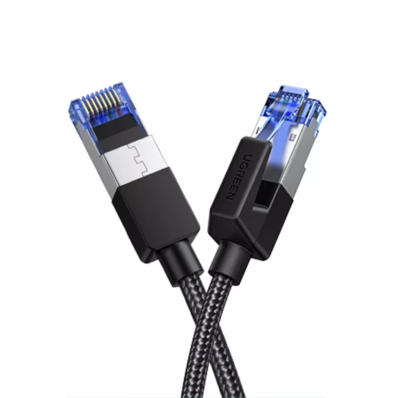 UGREEN Cat8 nailonpunottu Ethernet-kaapeli - 40Gbps modulaarisilla liittimillä - 3m