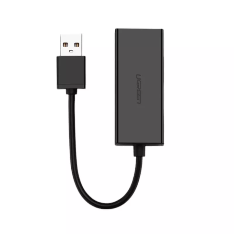 UGREEN CM111 USB 3.0 – RJ45 Gigabit Ethernet -adapteri - musta